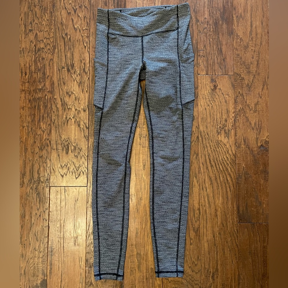 Lululemon Speed Up Tight 28” Heathered Black Size 6